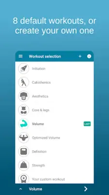 Training android App screenshot 1